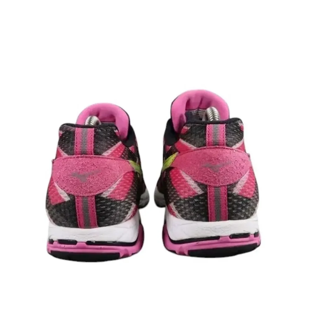 Mizuno Shoes Womens 9 Athletic Trainers Wave Elixir 8 Running Sport Active Pink